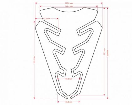 Протектор за резервоар ONEDESIGN CGEXBKP/PR3481