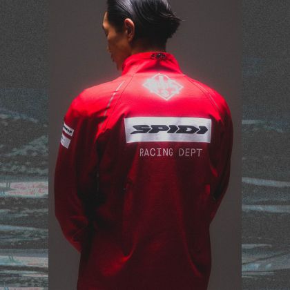 Textile motorcycle jacket SPIDI PIT LANE BLUE