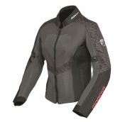 Γυναικείο καλοκαιρινό μπουφάν μοτοσικλέτας Modeka Emma Air Dark Grey