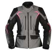 Γυναικείο μπουφάν μοτοσικλέτας Modeka Elaya Γκρι/Μαύρο