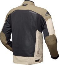 Summer motorcycle jacket Modeka Khao II Air Black/Sand/Khaki