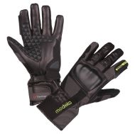 Women's motorcycle gloves Modeka Tacoma Black/Dark Grey