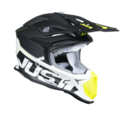 Casca Motocross Just1 J-18 F Hexa Fluo Galben/Negru/Alb