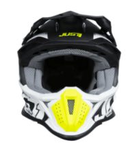 Casca Motocross Just1 J-18 F Hexa Fluo Galben/Negru/Alb