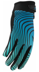 Mотокрос ръкавици THOR LAUNCHMODE IDENTITY TEAL/BLACK
