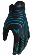 Mотокрос ръкавици THOR LAUNCHMODE IDENTITY TEAL/BLACK