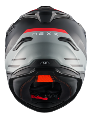 Κράνος περιπέτειας NEXX Y.TRAVL QUEST ΜΑΥΡΟ ΚΟΚΚΙΝΟ