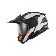 Κράνος περιπέτειας NEXX X.LIFECOUNTRY TERRA ΛΕΥΚΟ/ΠΟΡΤΟΚΑΛΙ