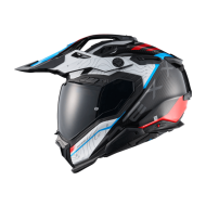 Κράνος περιπέτειας NEXX X.WED3 FURKA ΚΟΚΚΙΝΟ/ΜΠΛΕ