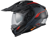 Casca de aventura NEXX X.WED3 KEYO GREY RED MAT