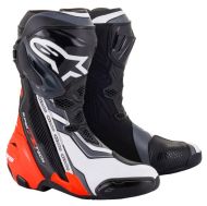 Ghete ALPINESTARS SUPERTECH R NEGRU/ROȘU/ALB/GRI 2023
