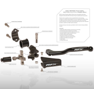 Ανταλλακτικό ελαστικό προστατευτικό μπότας συμπλέκτη RFX Pro (μαύρο) με λογότυπο RFX