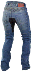 Women's motorcycle jeans TRILOBITE 661 PARADO REGULAR FIT BLUE