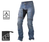 Women's motorcycle jeans TRILOBITE 661 PARADO REGULAR FIT LONG BLUE