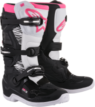 ALPINESTARS Stella Tech 3 Women's Motocross Boots BLACK/WHITE/PINK
