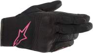 ALPINESTARS S-MAX DRYSTAR BLACK/PINK women's gloves