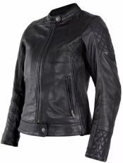 Γυναικείο δερμάτινο μπουφάν JOHN DOE JACKET 4W ADINA LEATHER BK