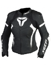 Geaca moto dama SECA SRS II NEGRU/ALB