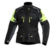 Women's Motorcycle Jacket TRILOBITE 2091 Rideknow Tech-Air® BLACK/YELLOW FLUO