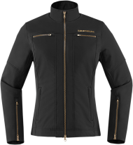 Geaca moto textila dama ICON HELLA2 - NEGRA