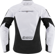 Geaca moto textila dama ICON MESH AF WHITE