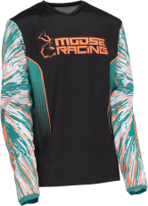 Bluza copii MOOSE RACING AGROID TEAL/ORANGE/NEGRA