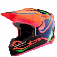 Casca motocross copii ALPINESTARS SM3 DEEGAN OR/PU