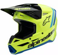 Casca motocross copii ALPINESTARS SM3 RADIUM YL/BK/B
