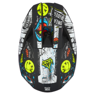 Παιδικό κράνος μοτοκρός O'NEAL 3SERIES RANCID ΜΑΥΡΟ/ΛΕΥΚΟ V.24