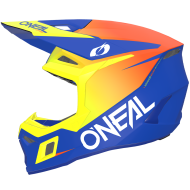 Παιδικό κράνος motocross O'NEAL 3SERIES ΜΟΝΟΧΡΩΜΟ ΜΠΛΕ/ΦΕΟΝ ΚΙΤΡΙΝΟ