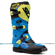 Kids motocross boots SIDI FLAME LIGHT BLUE/LIME