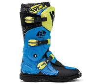 Kids motocross boots SIDI FLAME LIGHT BLUE/LIME