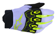 Детски мотокрос ръкавици ALPINESTARS FULL BORE V2 PURPLE/YELLOW