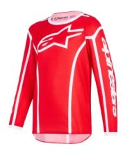 Детско мотокрос джърси Alpinestars FLUID APEX RED/WHITE