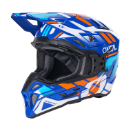 Enduro helmet O'NEAL EX-SRS DUST BLUE/ORANGE