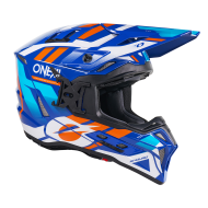 Enduro helmet O'NEAL EX-SRS DUST BLUE/ORANGE
