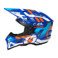 Enduro helmet O'NEAL EX-SRS DUST BLUE/ORANGE