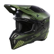 Enduro helmet O'NEAL EX-SRS HITCH BLACK/OLIVE V.24