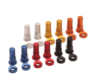 Piulițe și șaibe antifurt RFX Pro Rim (argintii) 2 buc STARK VARG