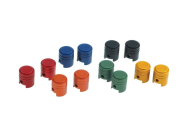 Valve caps RFX Sport RR 250 2T RACING (Piston/Red) - 2 pieces