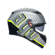 ΚΡΑΝΟΣ AGV K3 - FORTIFY GRAY/BLACK/YELLOW FLUO