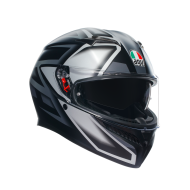 AGV K3 COMPOUND HELMET MATT BLACK/GREY