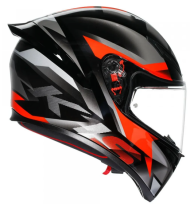 КАСКА AGV K1 S FASTLAP BLACK/GREY/RED