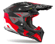 Κράνος AIROH AVIATOR 3 SPIN ΚΟΚΚΙΝΟ ΜΑΤ