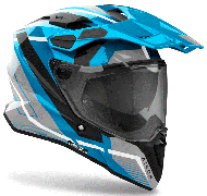 Casca AIROH COMMANDER 2 MAVICK CERULEAN BLUE