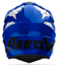 Casca AIROH COMMANDER 2 REVEAL BLUE GLOSS