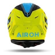 AIROH GP550 S CHALLENGE BLUE/YELLOW MATT HELMET