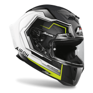 AIROH GP550 S RUSH WHITE/YELLOW HELMET