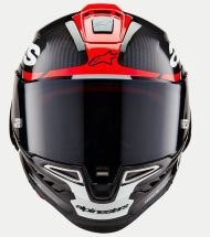 ALPINESTARS Supertech R10 Team Helmet Black/Carb/Fluo Red/White