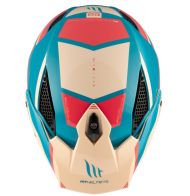 Helmet MT DISTRICT SV S ANALOG D7 GLOSS BLUE/BEIJE/ORANGE